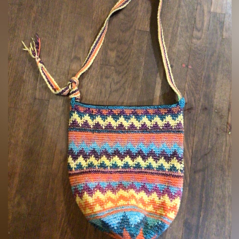 Boho Woven Colorful Patterned Women's Bag - Picture 1 of 5